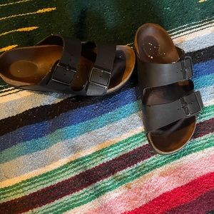 Black Birkenstock sandals